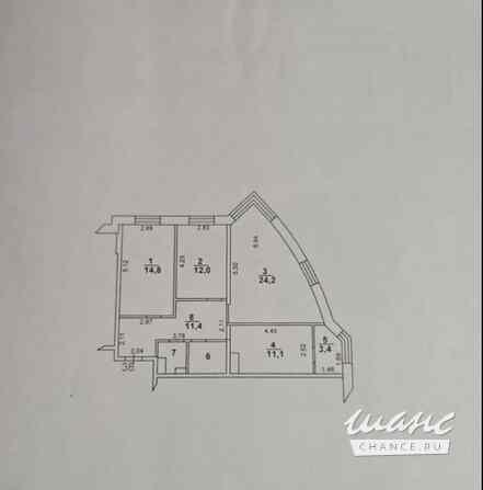3-к квартира, 82.6 м², этаж 7/17 Лыткарино - изображение 3