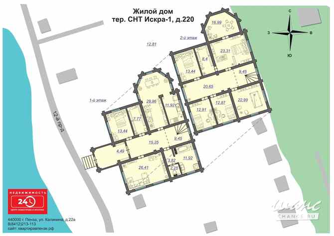 Барковка, СНТ «Искра-1» | 262,6 м² | участок 14 соток | баня 31,3 м² Пенза - изображение 6
