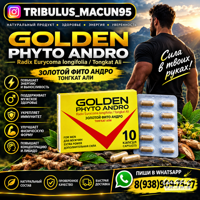 Голден Фито Андро "Golden Phyto Andro" для мужчин Грозный - изображение 2
