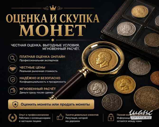 Оценка и Скупка монет Москва - изображение 1