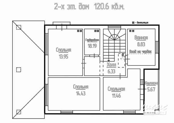 Дом 120.6 м², Михайловский Луг территория Ломоносов - изображение 3