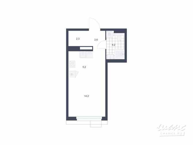 1-к квартира, 28.5 м², этаж 18/22 Коммунарка - изображение 3