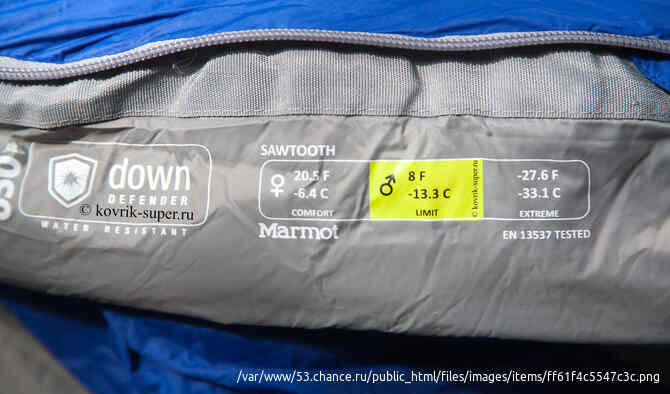 Пуховой спальный мешок Marmot Sawtooth. новый Вес: 1.13 кг. Москва - изображение 2