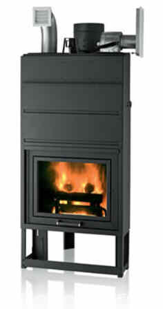 Камин-котёл C/80 TSK, дровяной, с водяной рубашкой (Италия). Санкт-Петербург - изображение 1