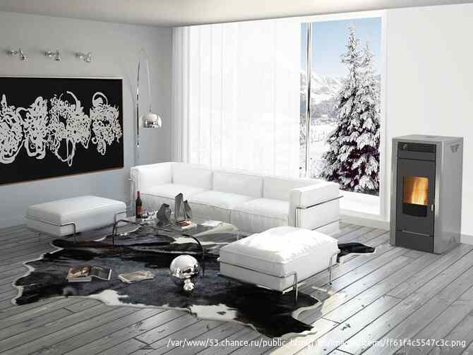 Печь-камин CATERINA на пеллетах с водяным контуром 25 кВт (Италия). Санкт-Петербург - изображение 3